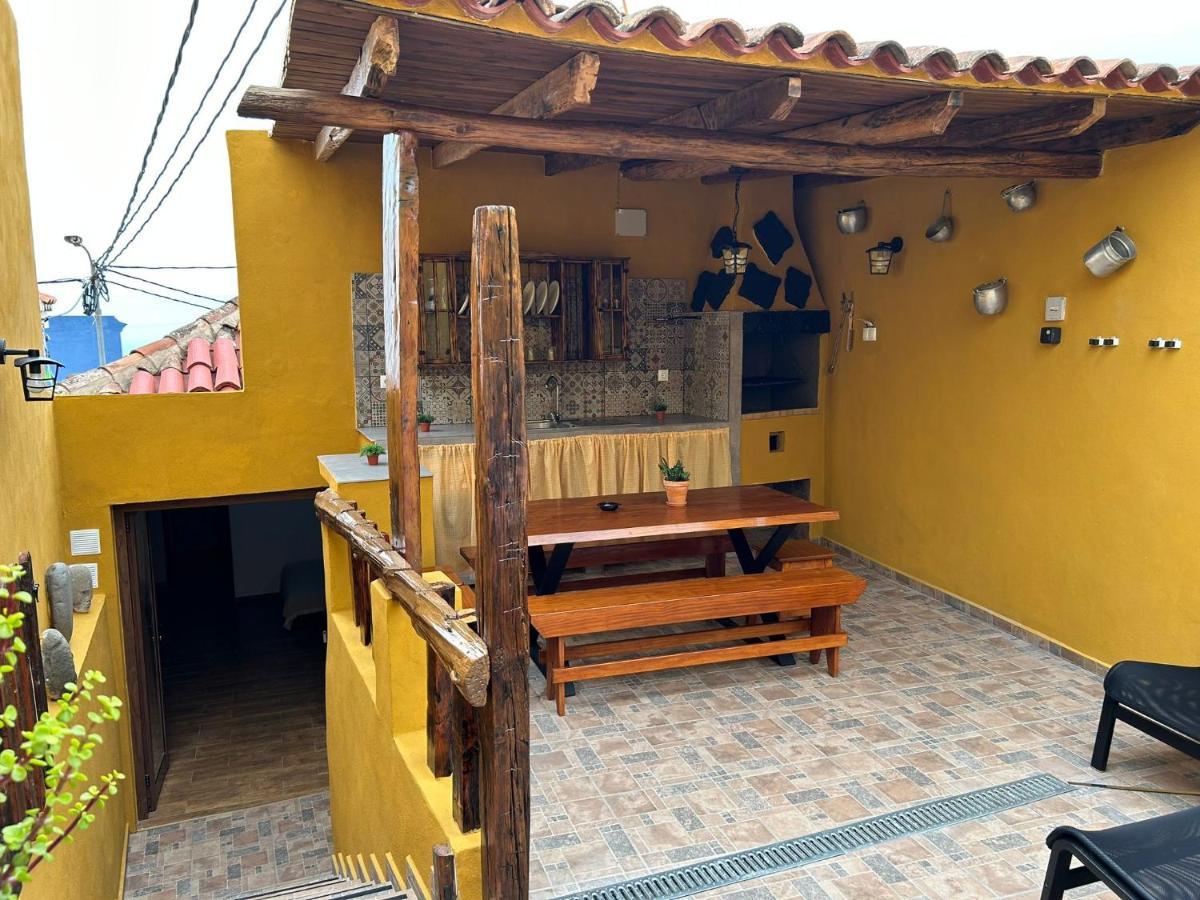 Tradicional Casa Canaria Con Piscina Y Vistas Al Teide Icod De Los Vinos Exterior foto