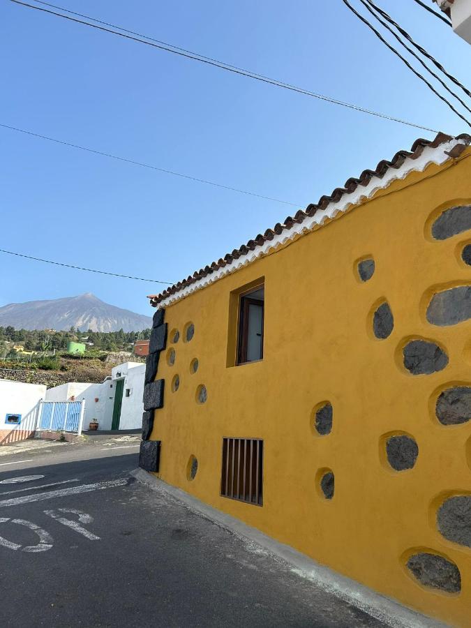 Tradicional Casa Canaria Con Piscina Y Vistas Al Teide Icod De Los Vinos Exterior foto