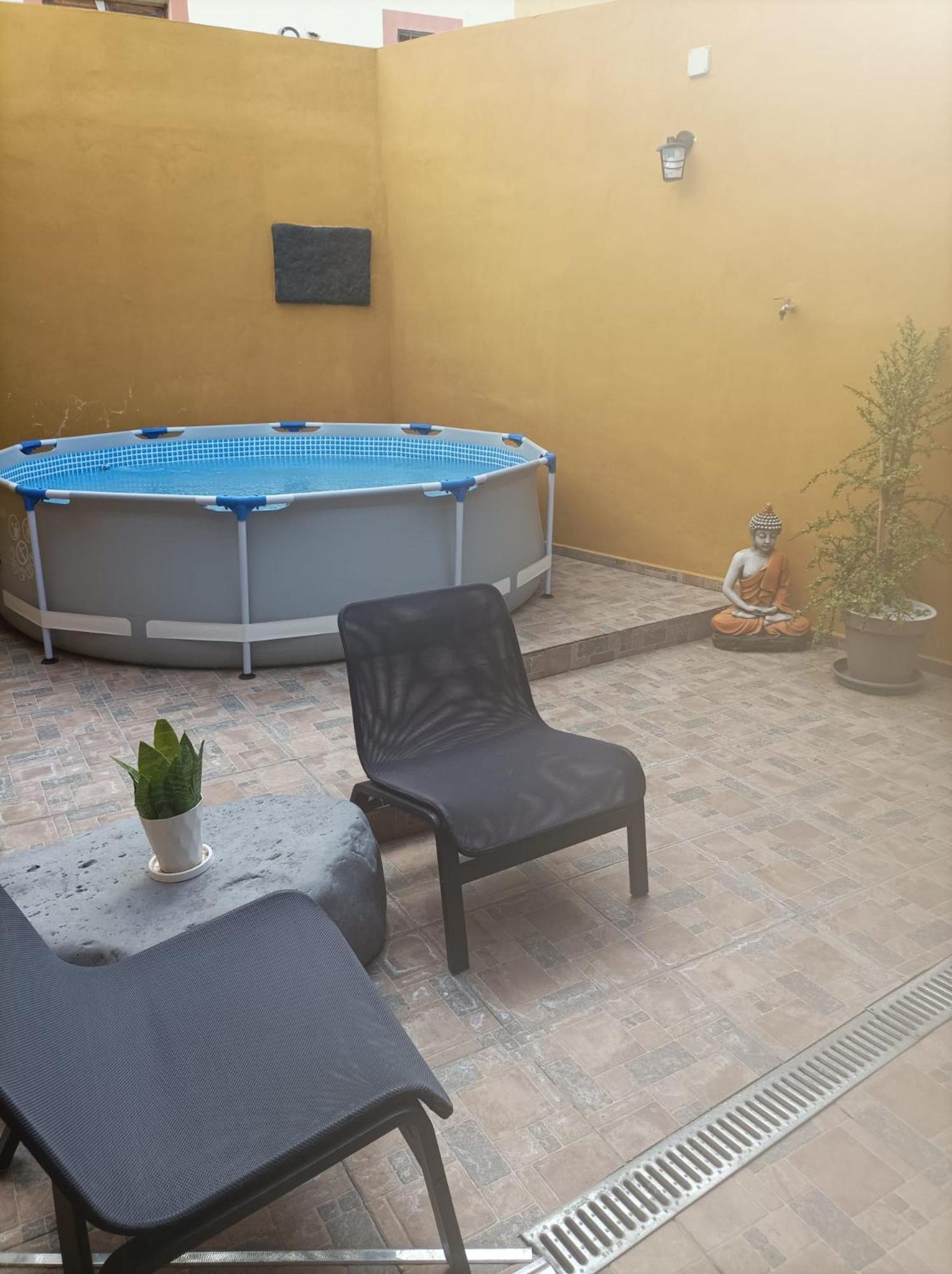 Tradicional Casa Canaria Con Piscina Y Vistas Al Teide Icod De Los Vinos Exterior foto